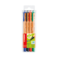 Stabilo GREENpoint SignPen Asst Pk4