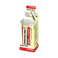 Stabilo Ballpnt Refill Ecopk Blu P10
