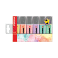 Stabilo Boss Highlighter Pastel Pk6
