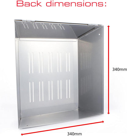 Burg-Wächter Post Catcher | Silver | 345mm x 352mm x 120mm