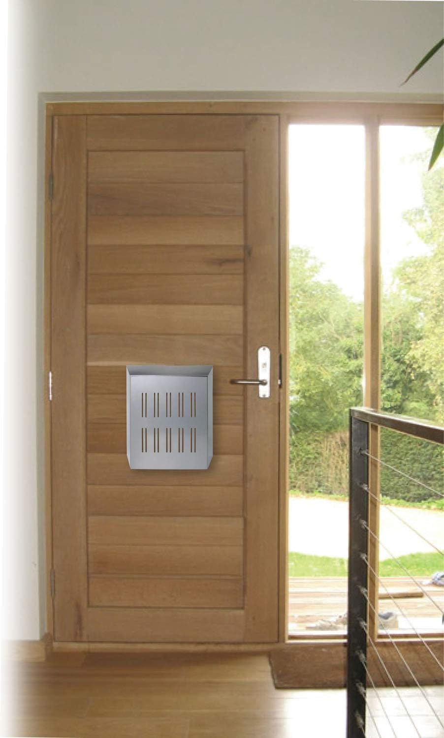 Burg-Wächter Post Catcher | Silver | 345mm x 352mm x 120mm
