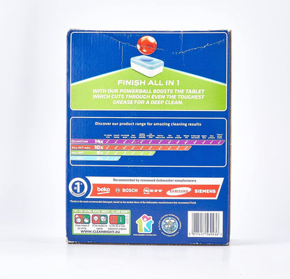 Finish Dishwasher Tablets All In 1 Powerball XXXL Lemon, 1.5kg, 100 Tablets