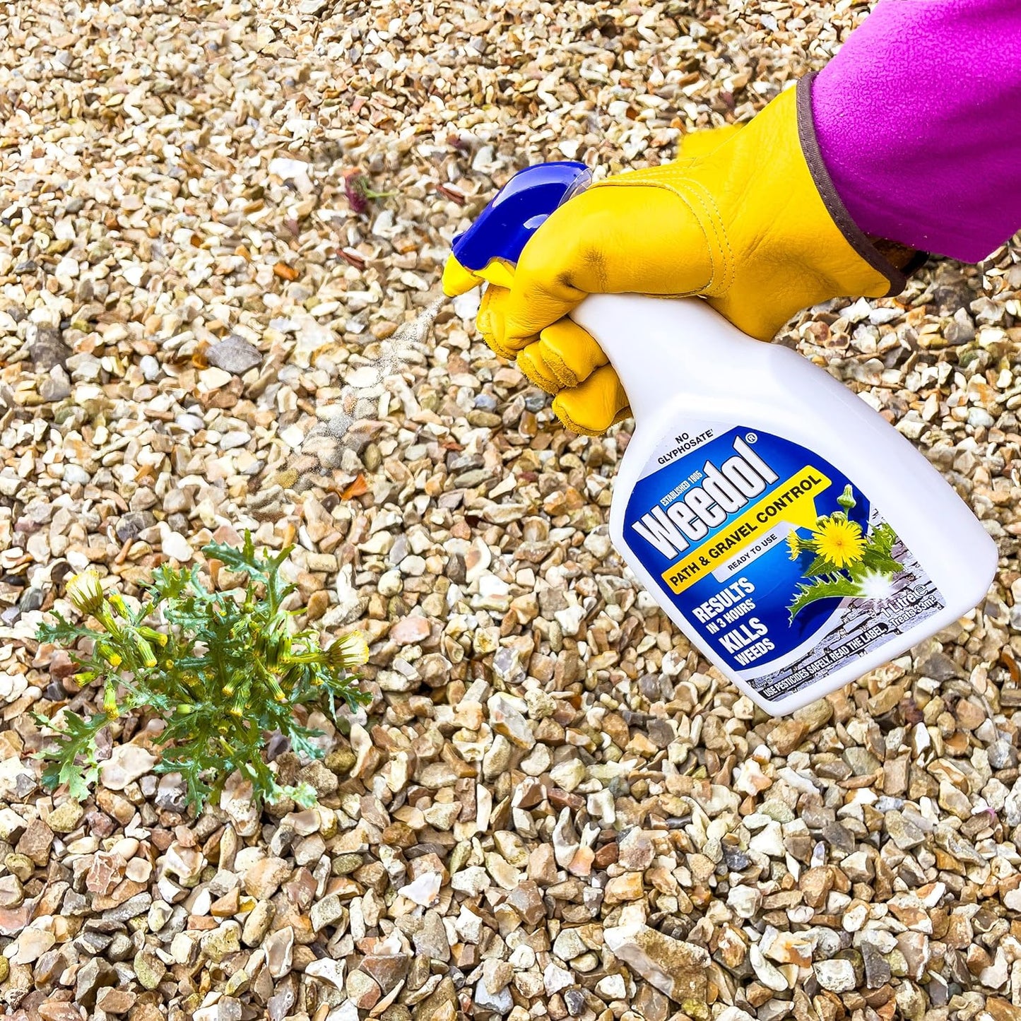 Weedol Path & Gravel Weedkiller, Ready to Use, 1L