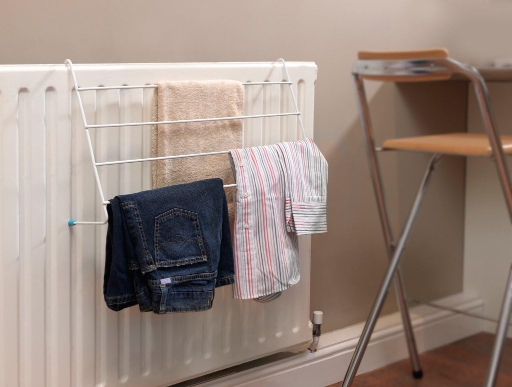 SupaHome Over Radiator Rack 4 Bar Ideal for airing and drying clothes