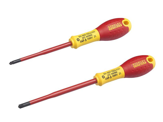 STANLEY� FMHT0-62649 FatMax� VDE Insulated Borneo PZ Scewdriver Set, 2 Piece