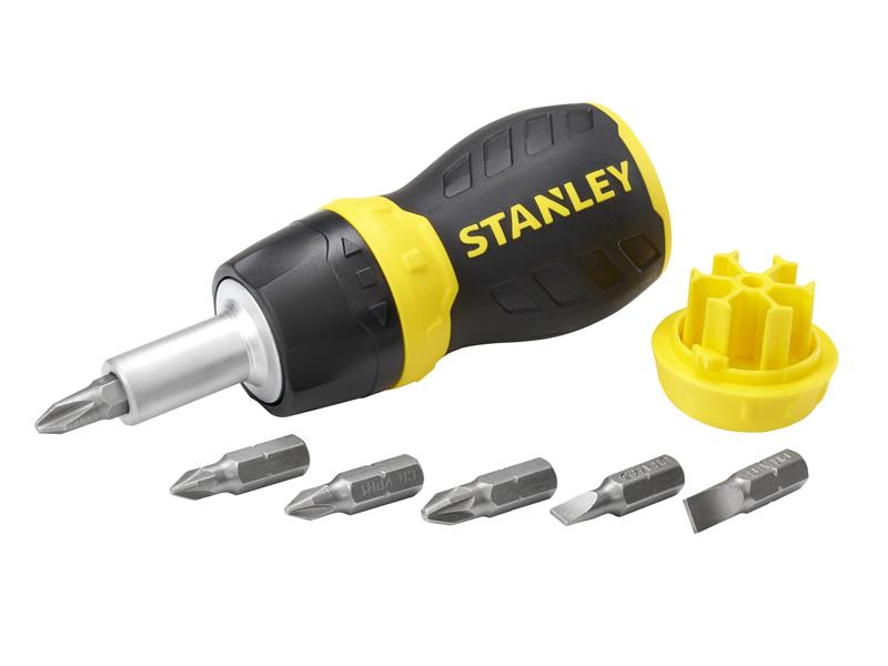 STANLEY� 0-66-358 Multibit Ratchet Stubby & Bits