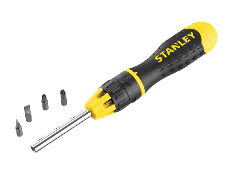 STANLEY� 0-68-010 Multibit Ratchet Screwdriver &10 Bits