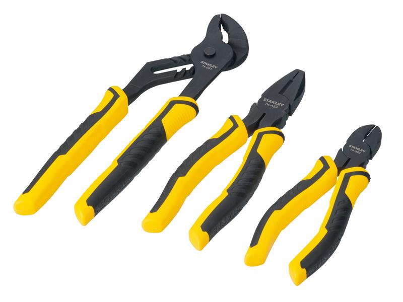 STANLEY� STHT0-74471 ControlGrip� Pliers Set, 3 Piece
