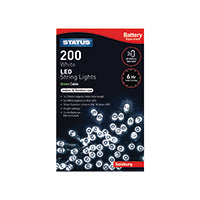 Salzburg 200 LED String Lights Wht