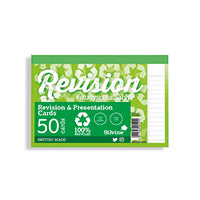 Silvine Rec Pres Cards 50 White Pk20