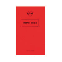Silvine Memo Book 159x95mm Red Pk24