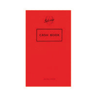 Silvine Cash Book 159x95mm Red Pk24