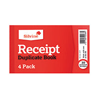 Silvine Dup Receipt Book 228 Pk36