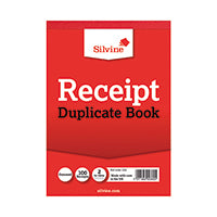 Silvine Dup Receipt Book 230 Pk12