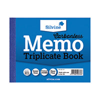 Silvine Triplicate Memo Book 707 Pk5