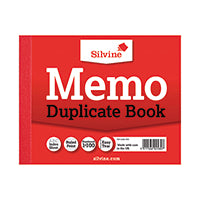 Silvine Duplicate Memo Book 603 Pk12