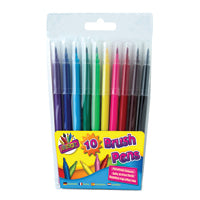 Artbox 10 Quality Brush Fbr Pen Pk12