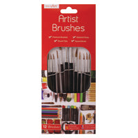 Work Of Art Ntrl Art Brush Blk Pk12