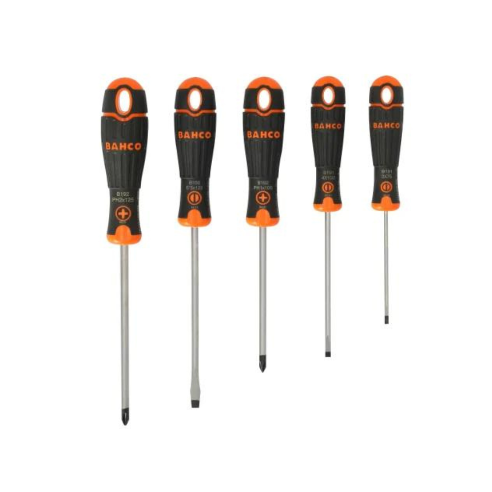 Bahco B219.015 BAHCOFIT Screwdriver Set, 5 Piece