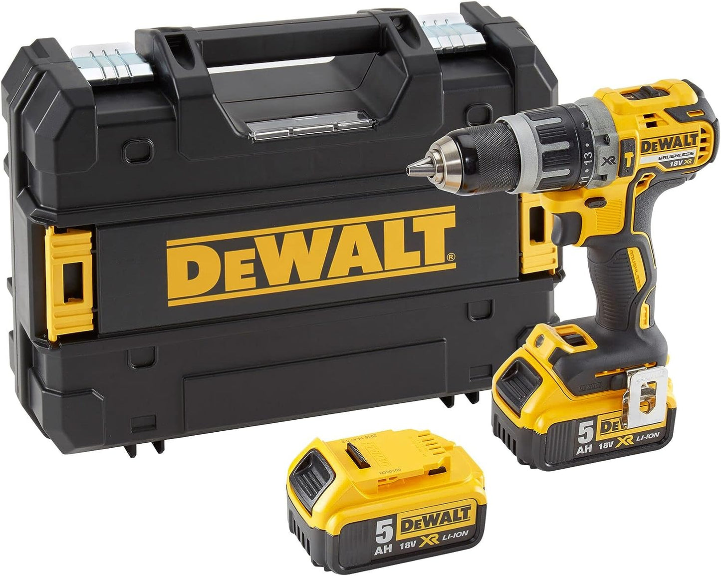 DEWALT DCD796P2-GB DCD796P2 XR Brushless Combi Drill 18V 2 x 5.0Ah Li-ion