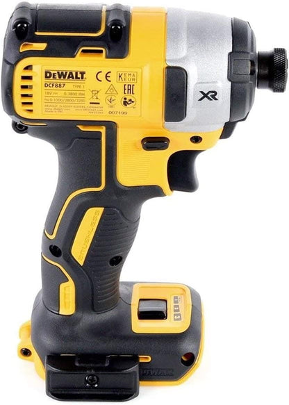 Dewalt DCF887NT 18V XR Li-Ion Brushless Impact Driver Body with Tstak Carry Case