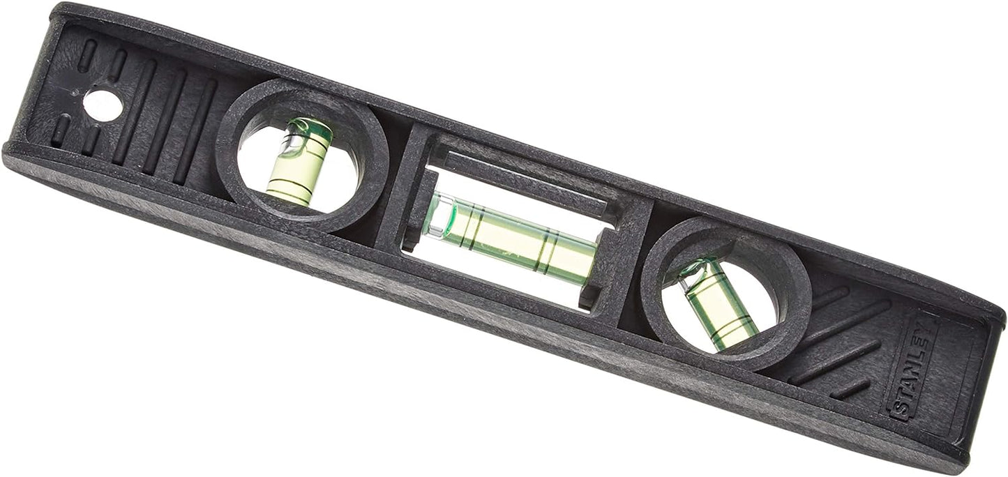 STANLEY 0-42-294 Torpedo Spirit Level 20cm 3 Vials