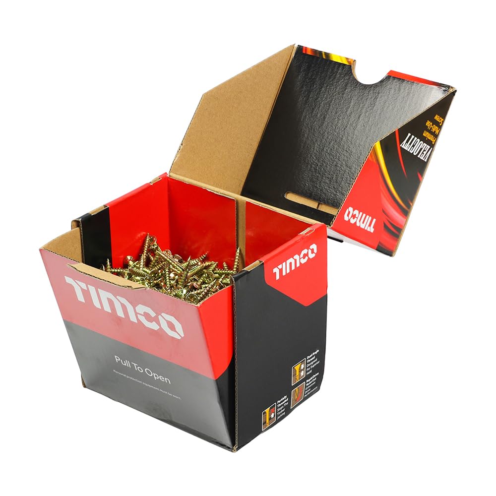 TIMCO Velocity Premium Multi-Use Countersunk Gold Woodscrews - 4.0 x 30 Box OF 1000 - 40030VYIND