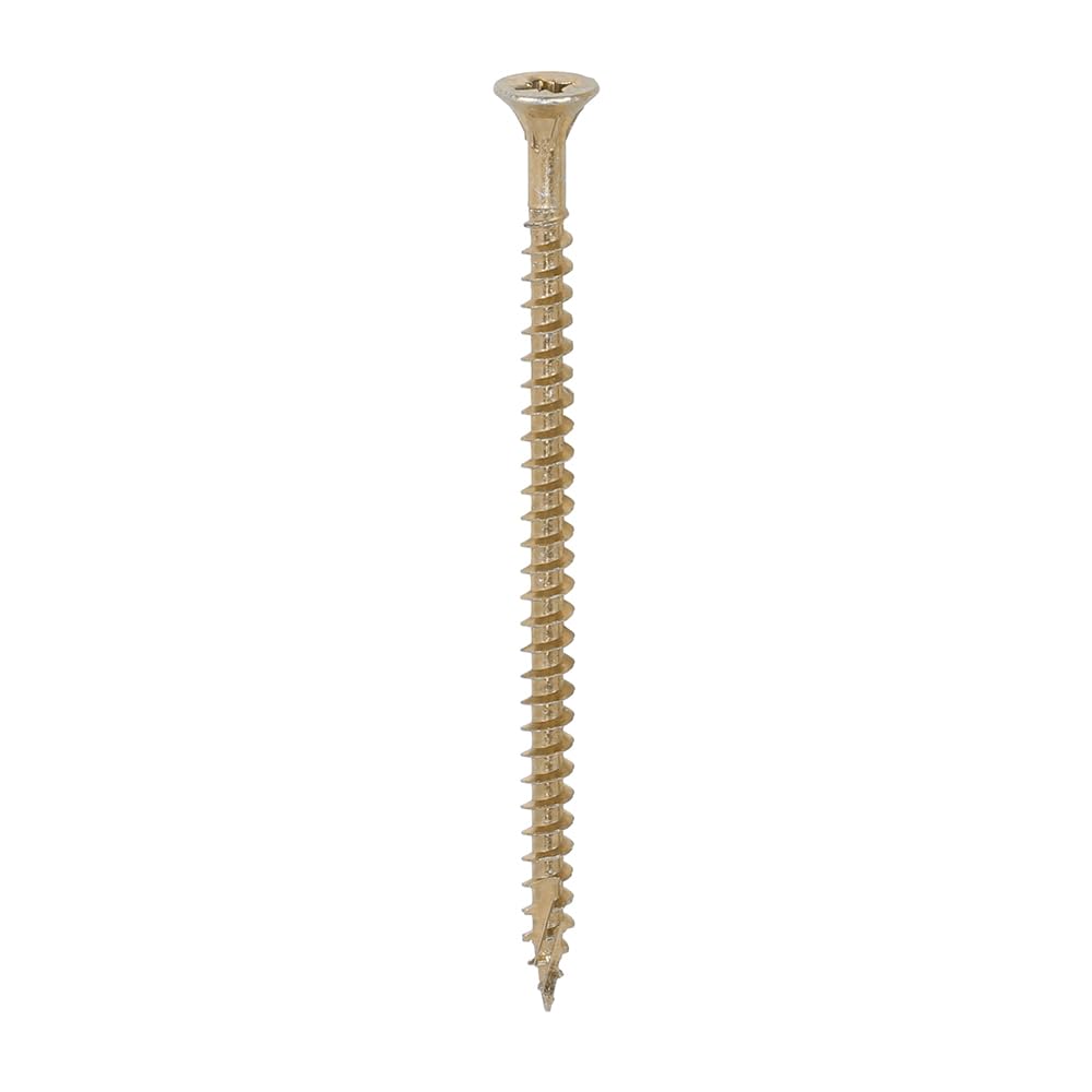 TIMCO C2 Strong-Fix Multi-Purpose Premium Countersunk Gold Woodscrews - 3.5 x 12 Box OF 200 - 35012C2