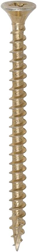 TIMCO C2 Strong-Fix Multi-Purpose Premium Countersunk Gold Woodscrews - 3.5 x 12 Box OF 200 - 35012C2