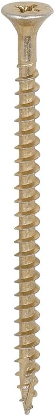 TIMCO C2 Strong-Fix Multi-Purpose Premium Countersunk Gold Woodscrews - 4.0 x 40 Box OF 1000 - 40040C2IND