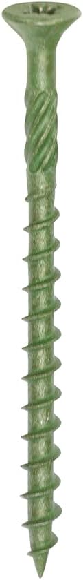 TIMCO Decking Screws Countersunk Exterior Green - 4.5 x 60 Box OF 1000 - 60TDECKIND