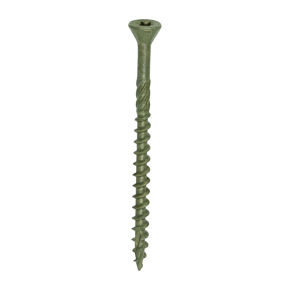TIMCO C2 Deck-Fix Premium Countersunk Green Decking Screws - 4.5 x 65 Box OF 1000 - 65C2DIND