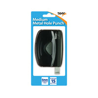 Medium Metal 2 Hole Punch Pk6