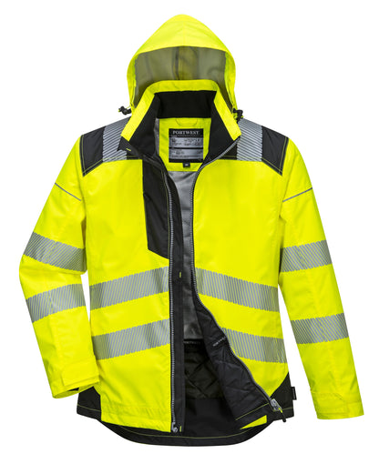 Portwest T400 - Yellow/Black Sz 2XL T400 Winter Jacket