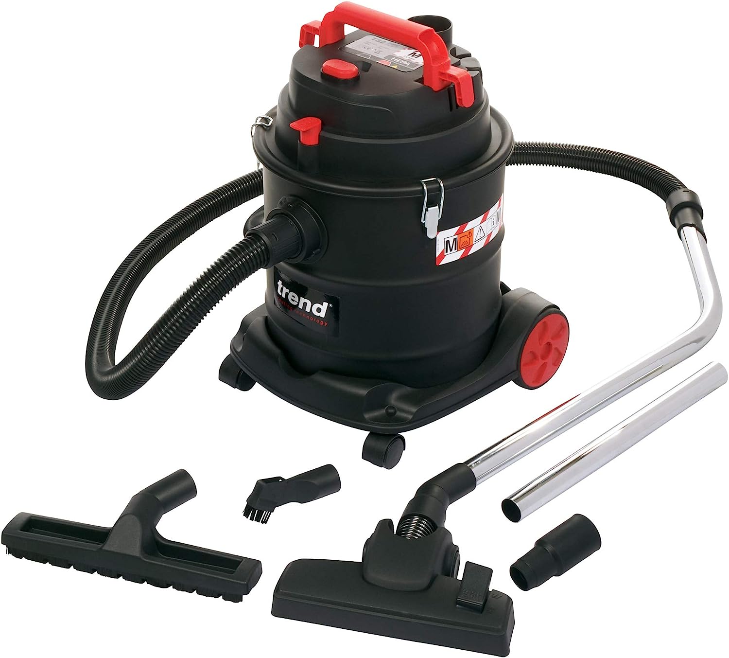 Trend M-Class Professional Dust Extractor - Compact, Lightweight & High Efficient, 800W, 240V, Black, T32