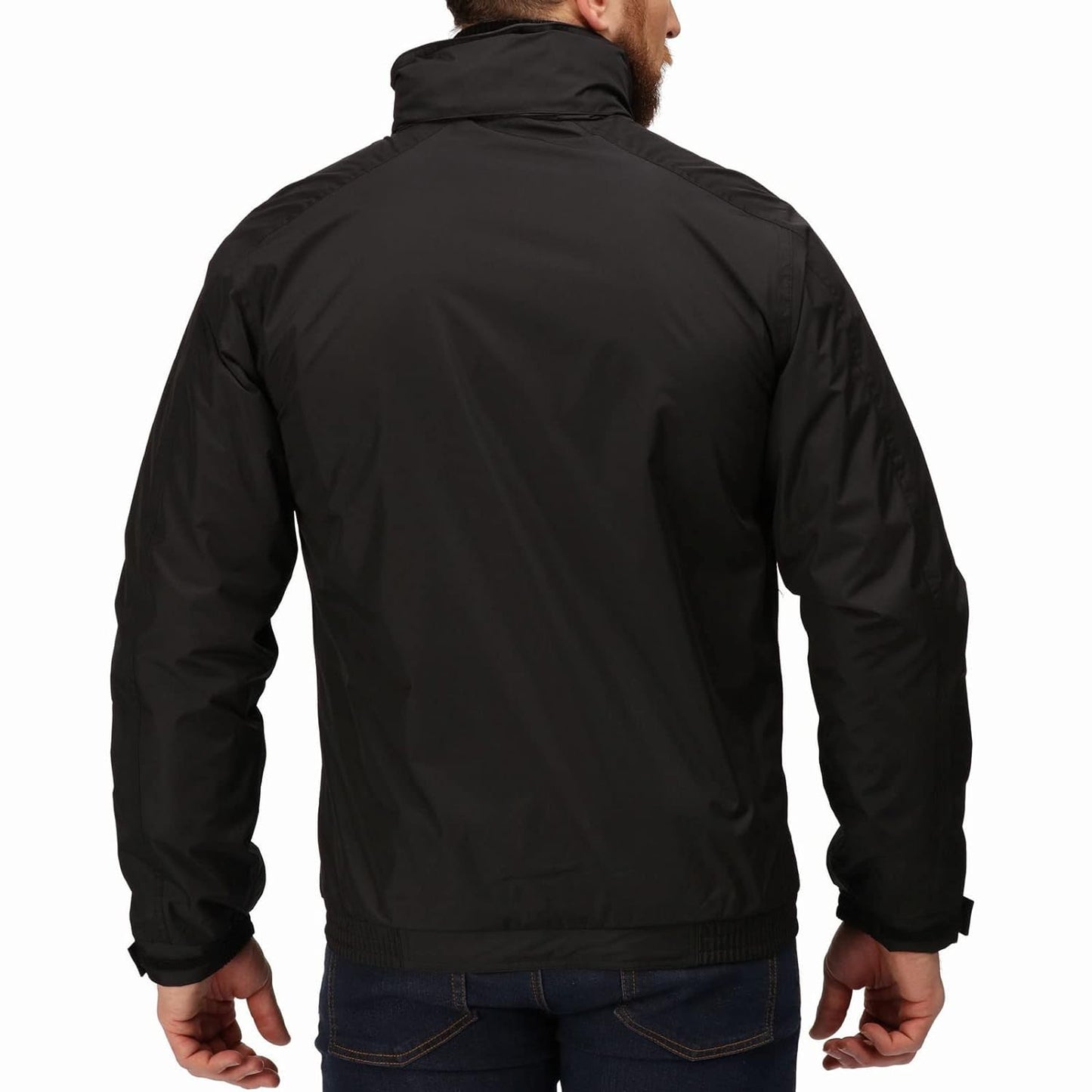 Regatta Professional Mens Dover Fleece Lined Bomber Jacket | Black