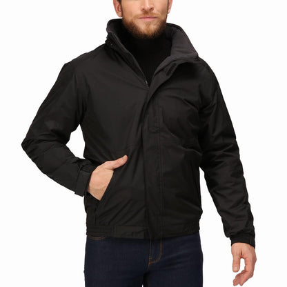 Regatta Professional Mens Dover Fleece Lined Bomber Jacket | Black