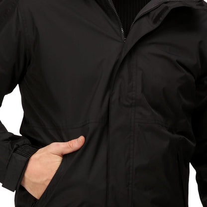 Regatta Professional Mens Dover Fleece Lined Bomber Jacket | Black