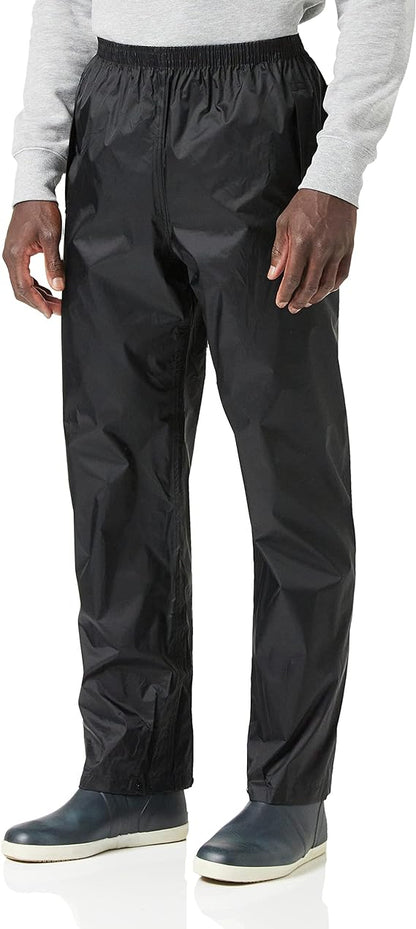 Regatta TRW248 | Pro Packaway Mens Waterproof Overtrousers | Black | sz L