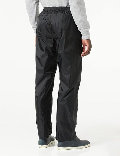 Regatta TRW248 | Pro Packaway Mens Waterproof Overtrousers | Black & Navy