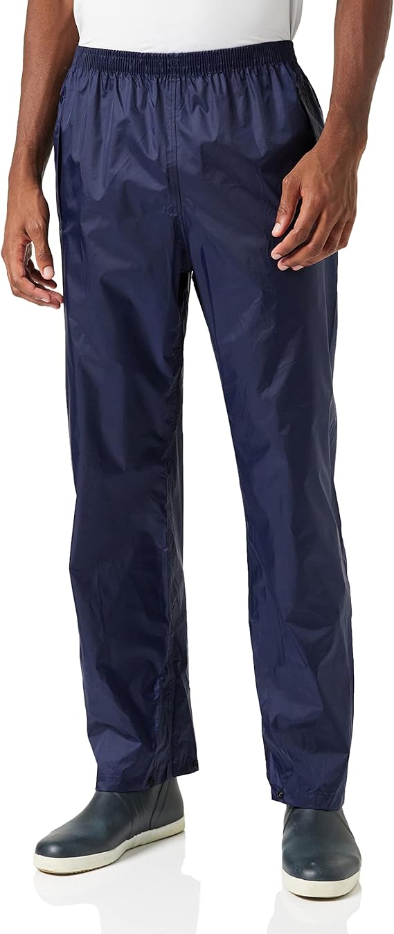 Regatta TRW248 | Pro Packaway Mens Waterproof Overtrousers | Navy | sz 3XL