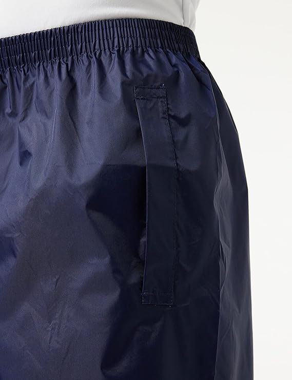 Regatta TRW248 | Pro Packaway Mens Waterproof Overtrousers | Black & Navy
