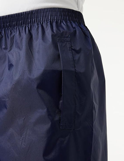 Regatta TRW248 | Pro Packaway Mens Waterproof Overtrousers | Black & Navy