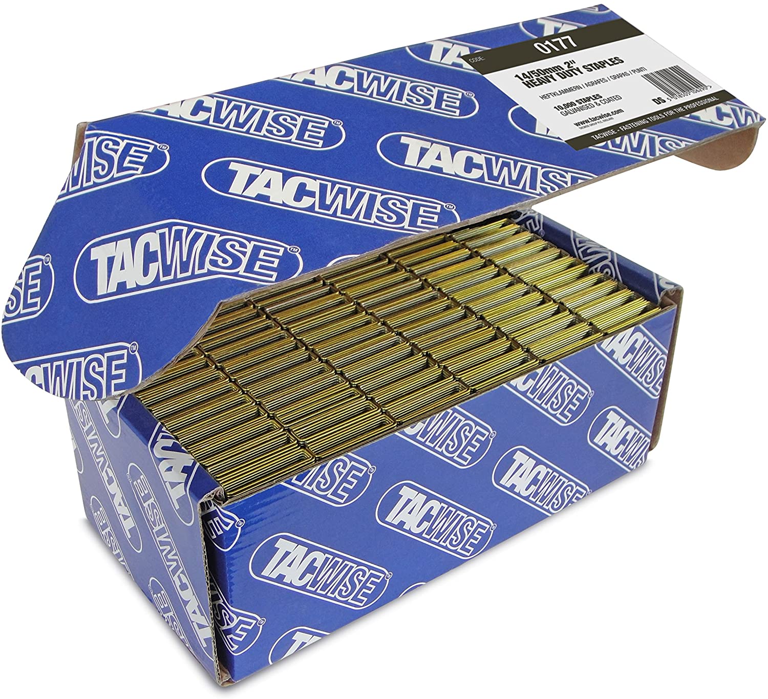 Tacwise 0174 Type 14 35mm Galvanised Framing Staples Narrow Crown Pack of 10,000