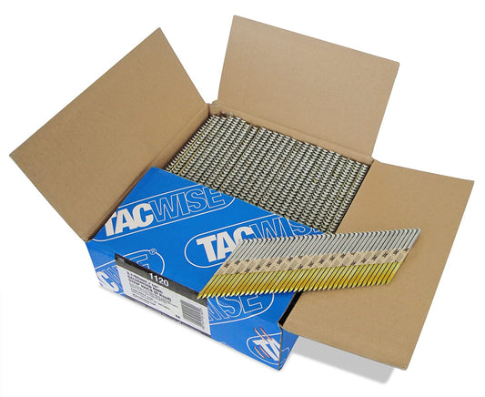 Tacwise 1120 3.1 / 65 mm Galvanised Framing Nails D Head 34� Paper Collated 2200