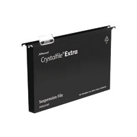 Rexel Crystalfile Susn File Blk Pk25
