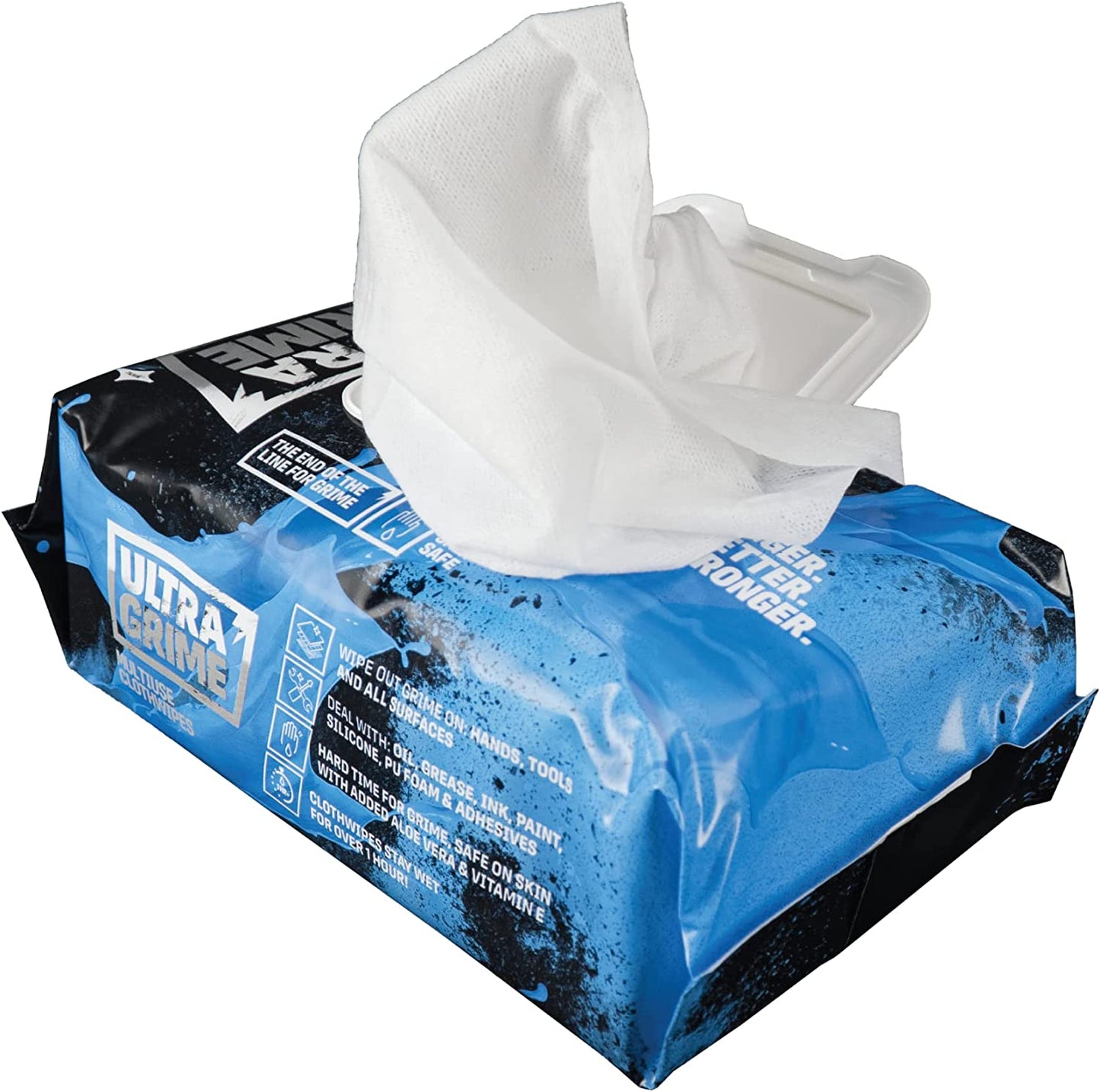 UltraGrime PRO Multiuse Cleaning Wet Wipes Disposable Wipes Multi-Purpose (100 )