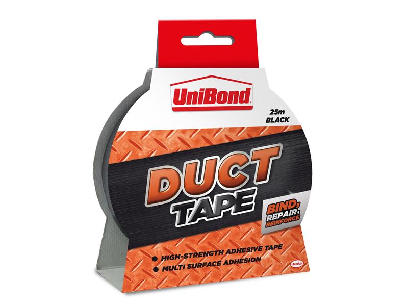 UniBond 2675764 Duct Tape 50mm x 25m Black