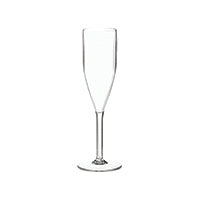 Champagne Flute 190ml PC Clear Pk6
