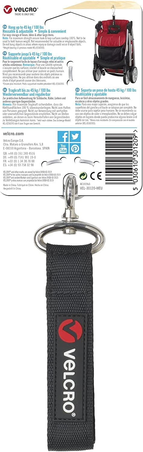 VELCRO 30120 Easy Hang Strap Small 25mm x 40.5cm
